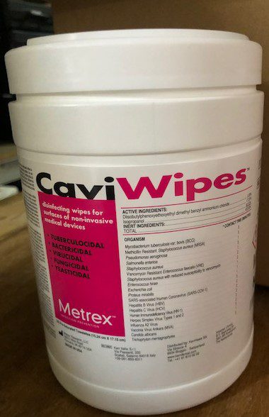 Desinfektionstücher / runde Dosen