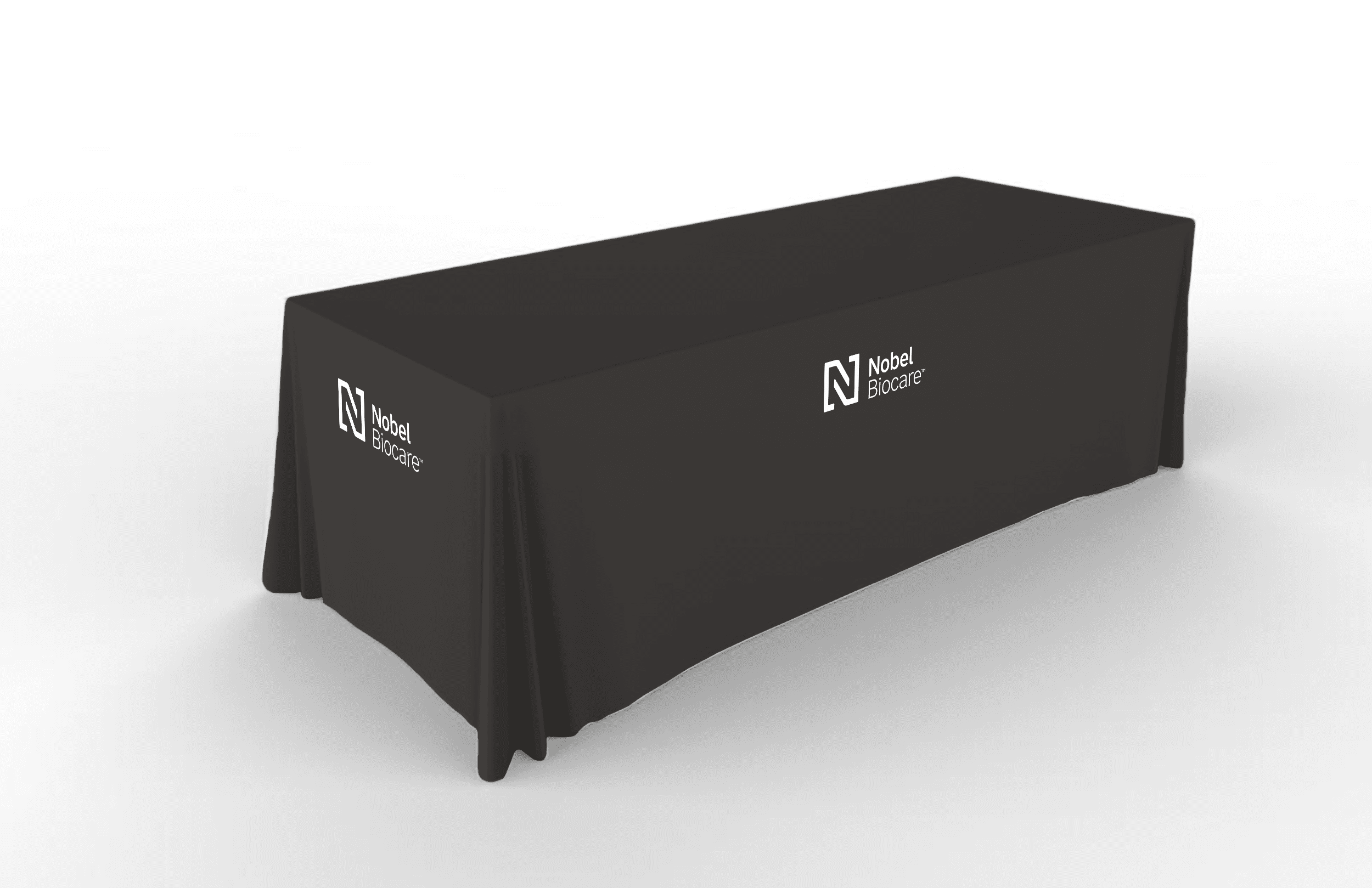 Tischdecke schwarz mit NB Logo