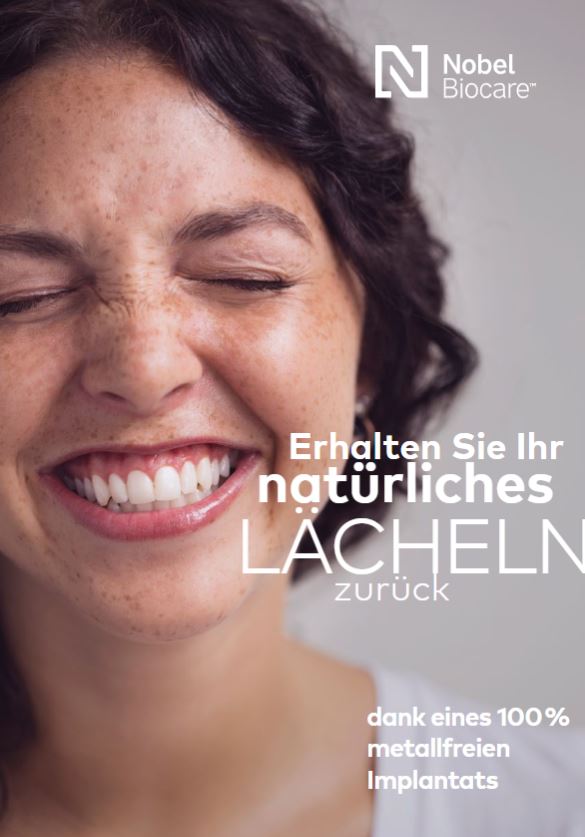 Patientenflyer NobelPearl (20 Pkg) - Deutsch