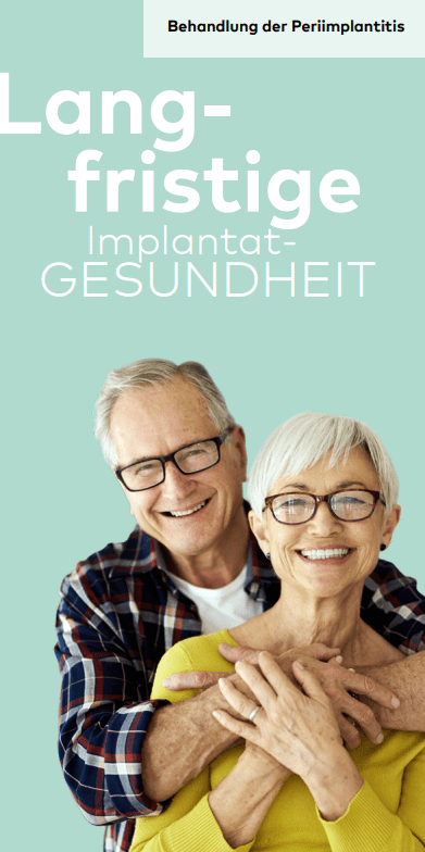 Patientenflyer "Behandlung der Periimplantitis" (20 pkg) - Deutsch