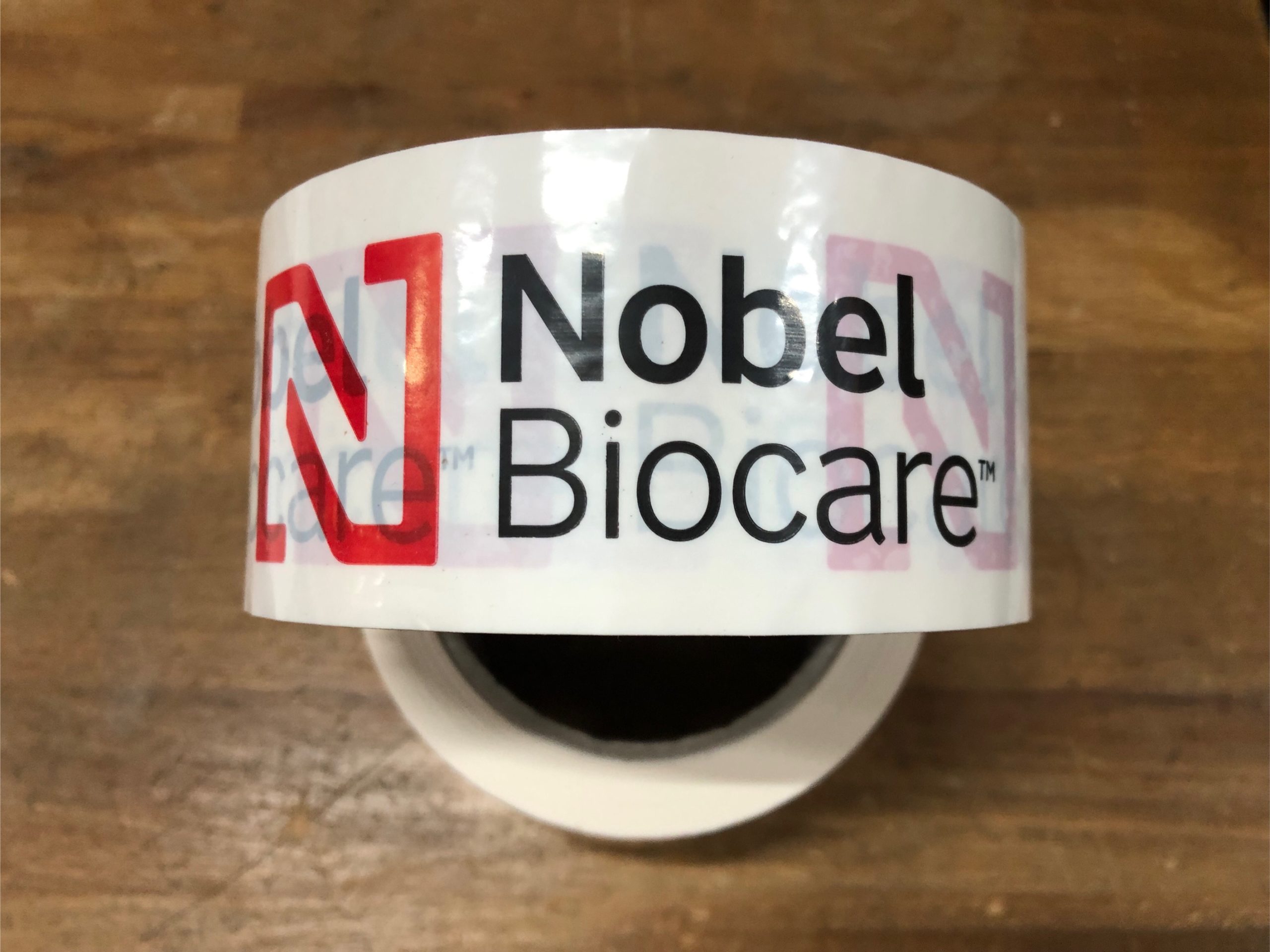 Klebeband Rolle "Nobel Biocare"