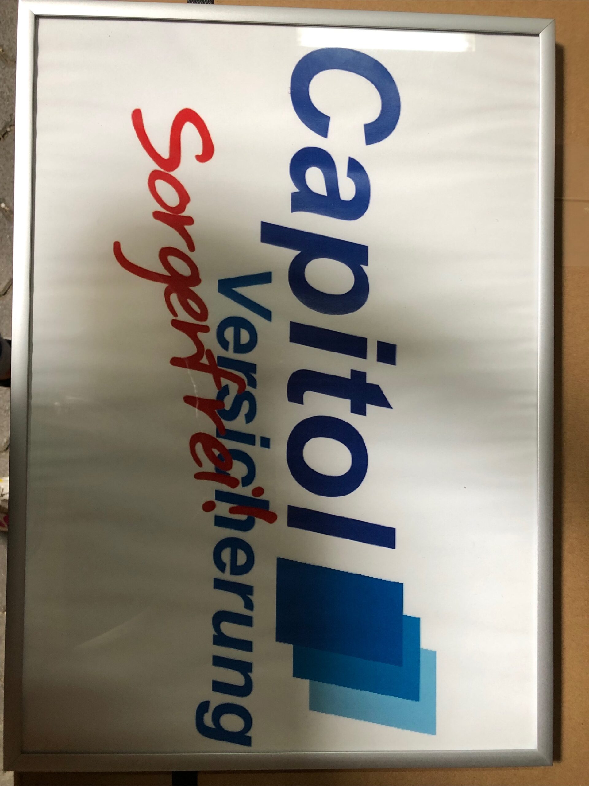 Bilderrahmen A3 Silber/Grau