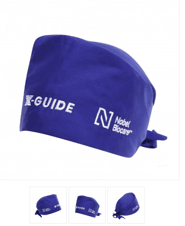 OP-Haube blau OP-Hauben Blau "Nobel & X-Guide"