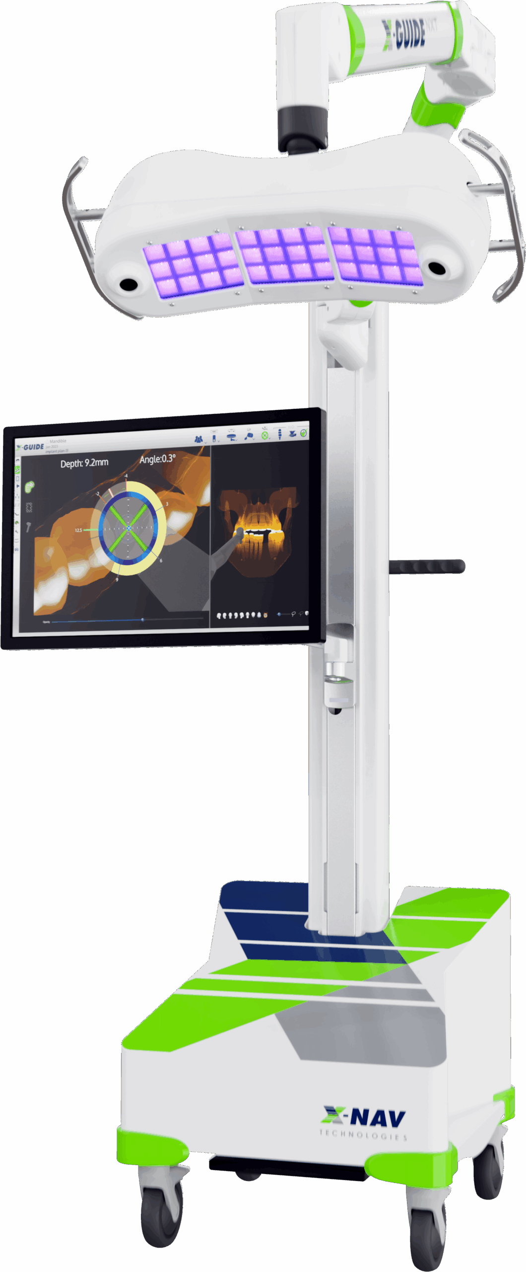 Portables X-Guide, grün (2 Hard Case)