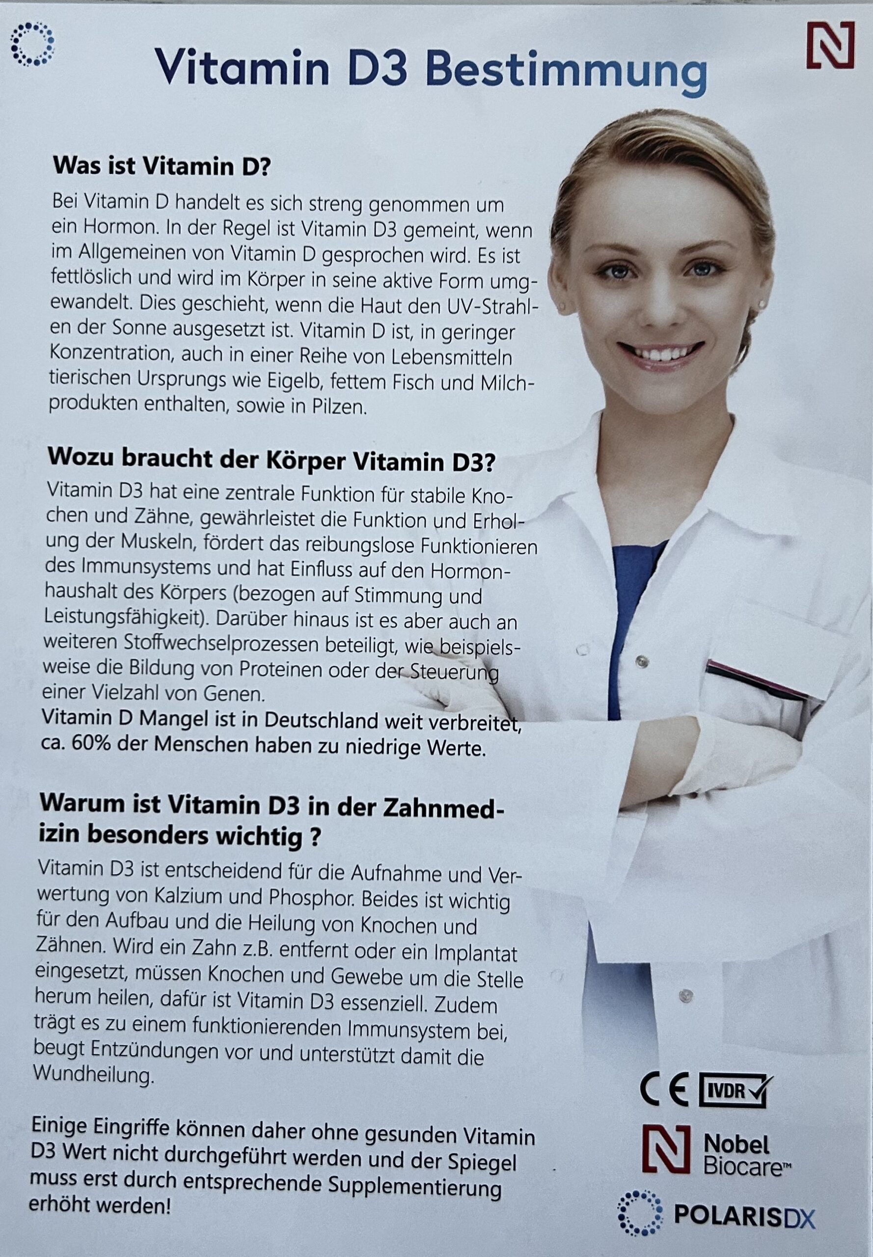 Vitamin D3 Bestimmung POLARISDX Flyer 1